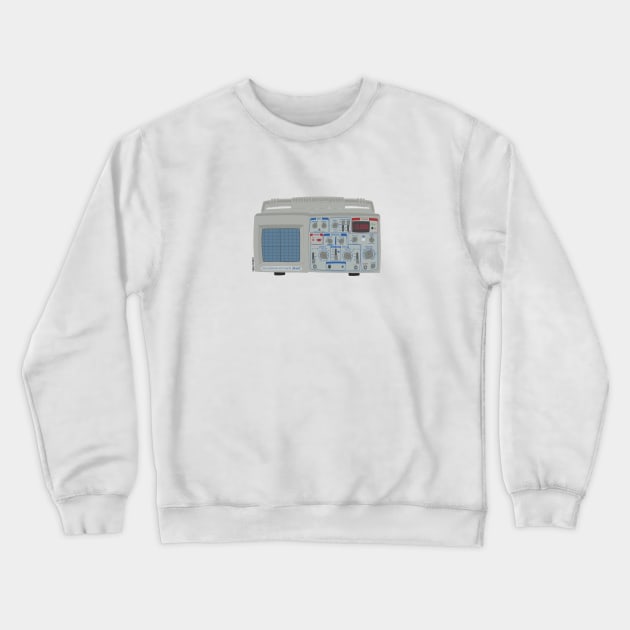 Oscilloscope Crewneck Sweatshirt by Marie Dudek